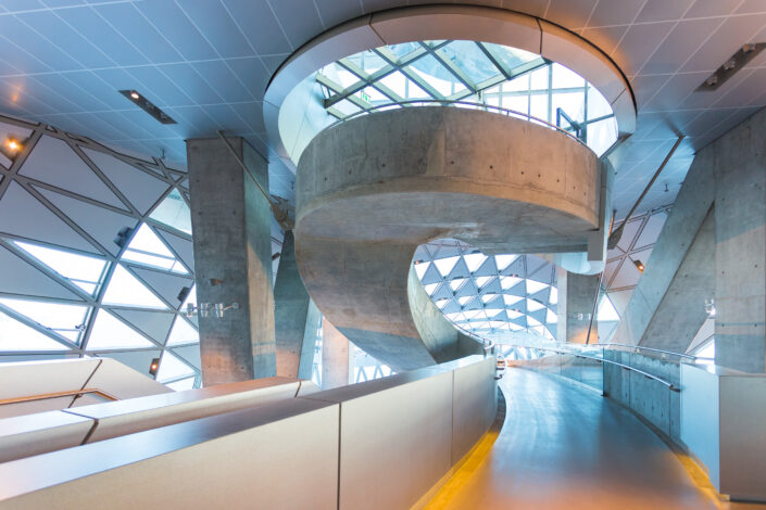 Thomas Illemann arkitekturfotografi architecture photography danmark denmark aalborg trapper stairs musikkens hus Coop Himmelb(l)au Rambøll MT Højgaard A/S, TL Byg A/S Friis & Moltke